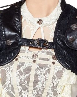 Spirit Halloween Black Steampunk Vest 8 Spirit Halloween Black Steampunk Vest -HALLOWEEN COSTUMES Sales 07467640 c