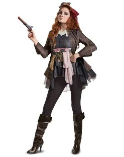 Spirit Halloween Adult Captain Jack Sparrow Costume - Pirates of the Caribbean