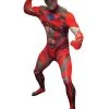 Spirit Halloween Adult Red Ranger Skin Suit Costume - Power Rangers -HALLOWEEN COSTUMES Sales 07471550 a