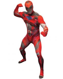 Spirit Halloween Adult Red Ranger Skin Suit Costume - Power Rangers