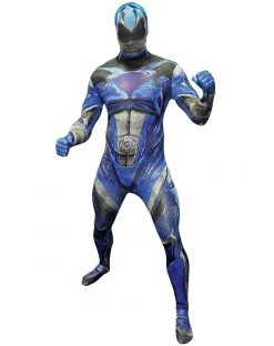 Spirit Halloween Adult Blue Ranger Skin Suit Costume - Power Rangers