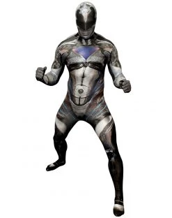 Spirit Halloween Adult Black Ranger Skin Suit Costume - Power Rangers
