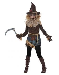 Spirit Halloween Kids Creepy Scarecrow Costume