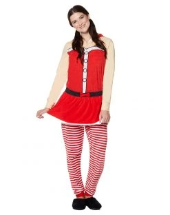 Spirit Halloween Ms. Claus Union Suit -HALLOWEEN COSTUMES Sales 07494768 d