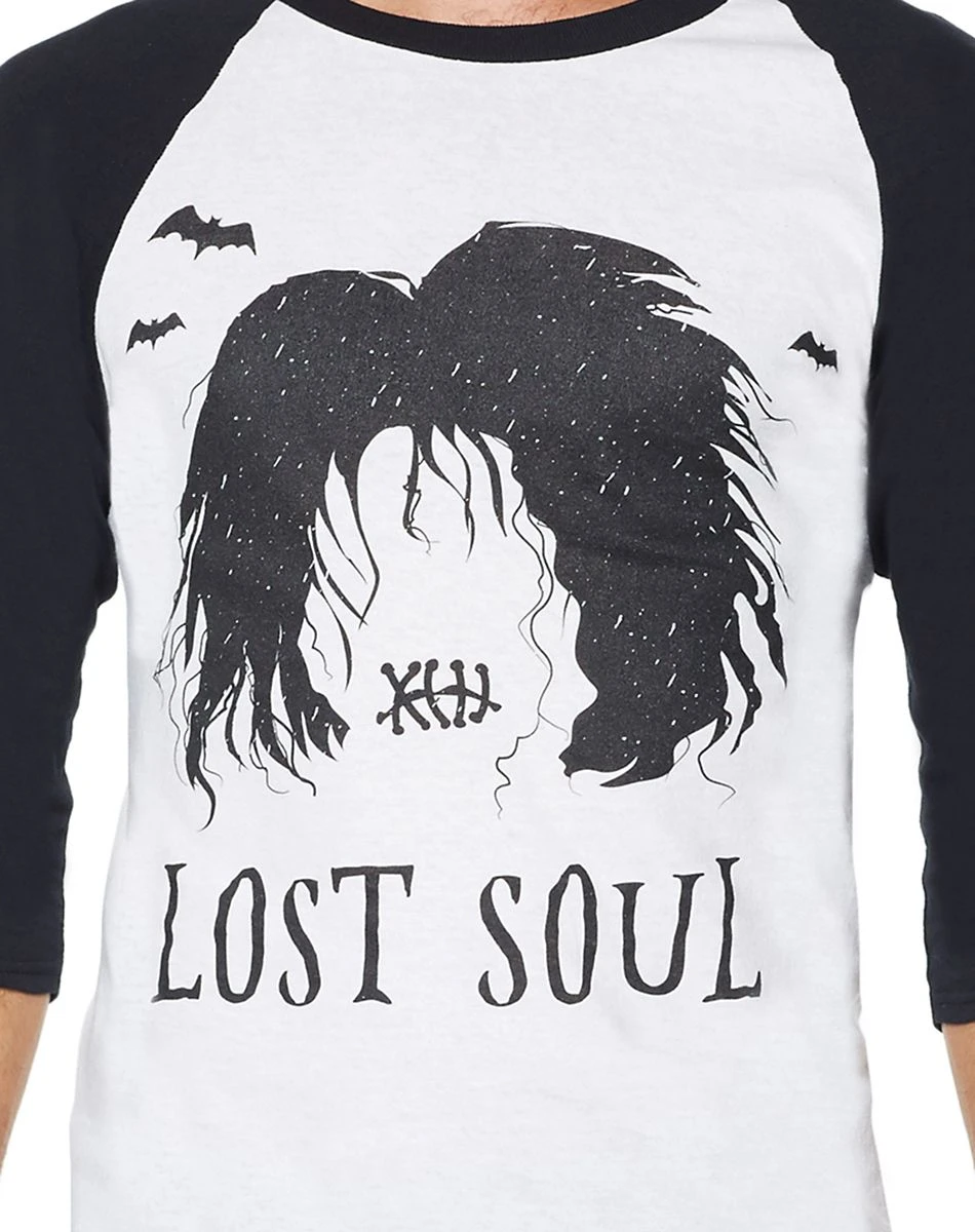 Spirit Halloween Lost Soul Billy Butcherson Raglan T Shirt - Hocus Pocus 5 Spirit Halloween Lost Soul Billy Butcherson Raglan T Shirt - Hocus Pocus - Image 3
