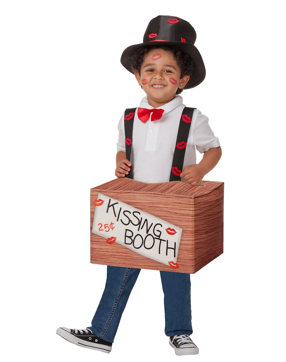 Spirit Halloween Kids Kissing Booth Costume 3 Spirit Halloween Kids Kissing Booth Costume