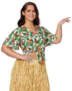 Spirit Halloween Plus Size Luau Shirt