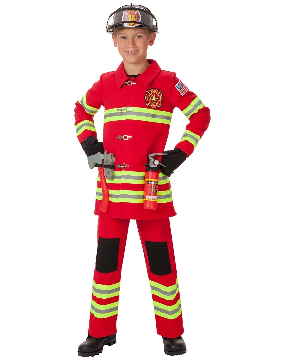 Spirit Halloween Kids Firefighter Costume - The Signature Collection 4 Spirit Halloween Kids Firefighter Costume - The Signature Collection - Image 2