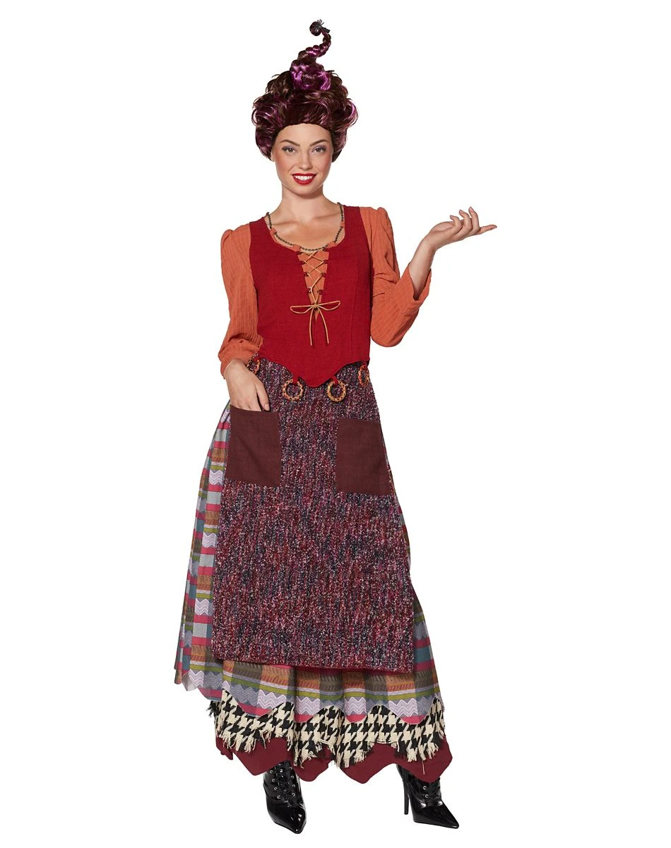 Spirit Halloween Adult Mary Sanderson Costume The Signature Collection - Hocus Pocus 4 Spirit Halloween Adult Mary Sanderson Costume The Signature Collection - Hocus Pocus - Image 2