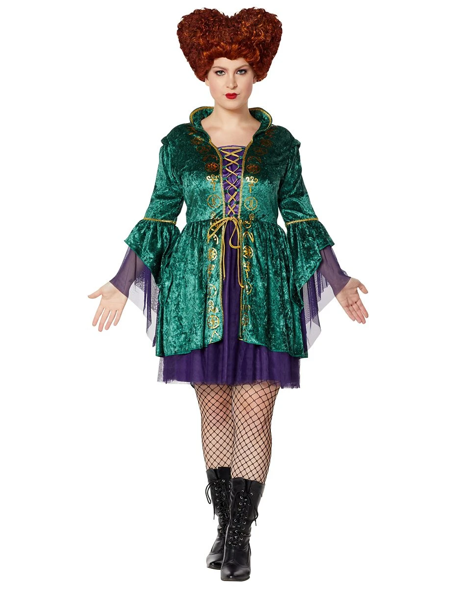 Spirit Halloween Adult Winifred Sanderson Dress - Hocus Pocus 5 Spirit Halloween Adult Winifred Sanderson Dress - Hocus Pocus - Image 3