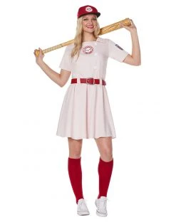 Spirit Halloween Adult Rockford Peaches Costume - A League of Their Own