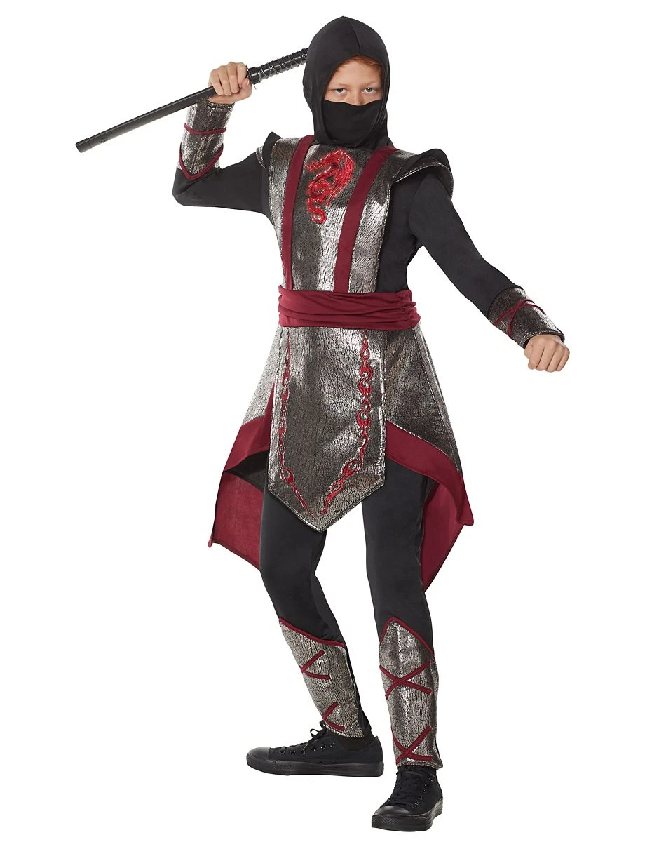 Spirit Halloween Kids Ultimate Ninja Costume - The Signature Collection 4 Spirit Halloween Kids Ultimate Ninja Costume - The Signature Collection - Image 2