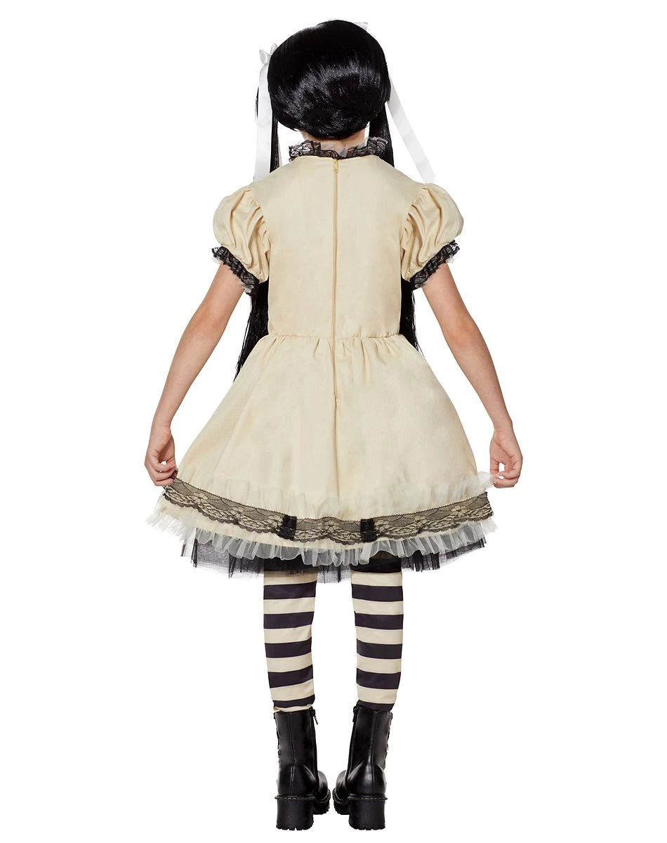 Spirit Halloween Kids Creepy Doll Costume - The Signature Collection 5 Spirit Halloween Kids Creepy Doll Costume - The Signature Collection - Image 3