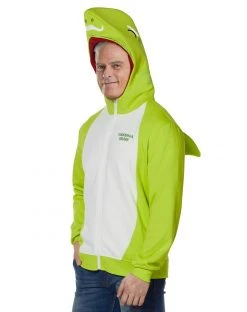 Spirit Halloween Adult Grandpa Shark Costume Hoodie - Baby Shark