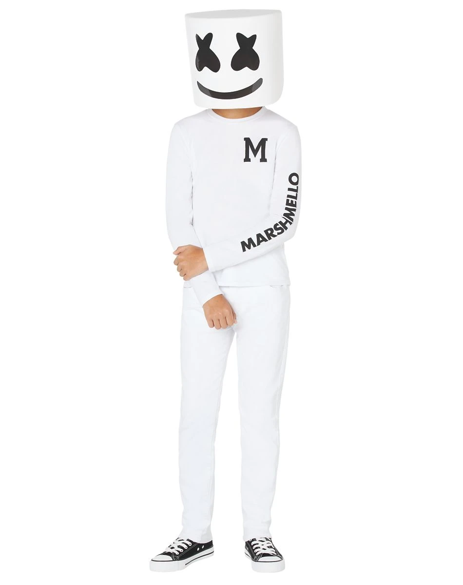Spirit Halloween Kids Marshmello Costume 3 Spirit Halloween Kids Marshmello Costume