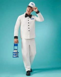 Spirit Halloween Adult Retro Milk Man Costume
