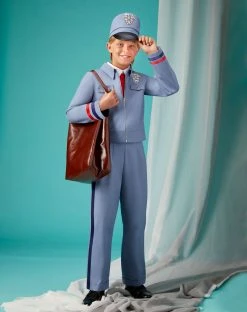 Spirit Halloween Kids Retro Mail Carrier Costume