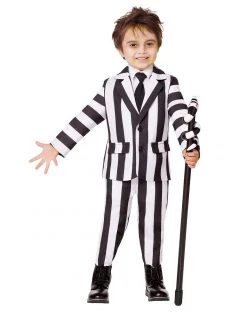 Spirit Halloween Toddler Beetlejuice Striped Suit