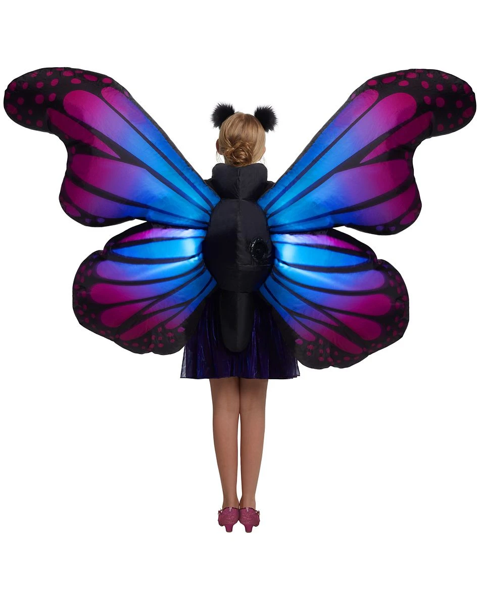 Spirit Halloween Kids Butterfly Costume With Light-Up Inflatable Wings 4 Spirit Halloween Kids Butterfly Costume With Light-Up Inflatable Wings - Image 2