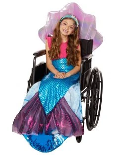 Spirit Halloween Kids Mermaid Wheelchair Costume