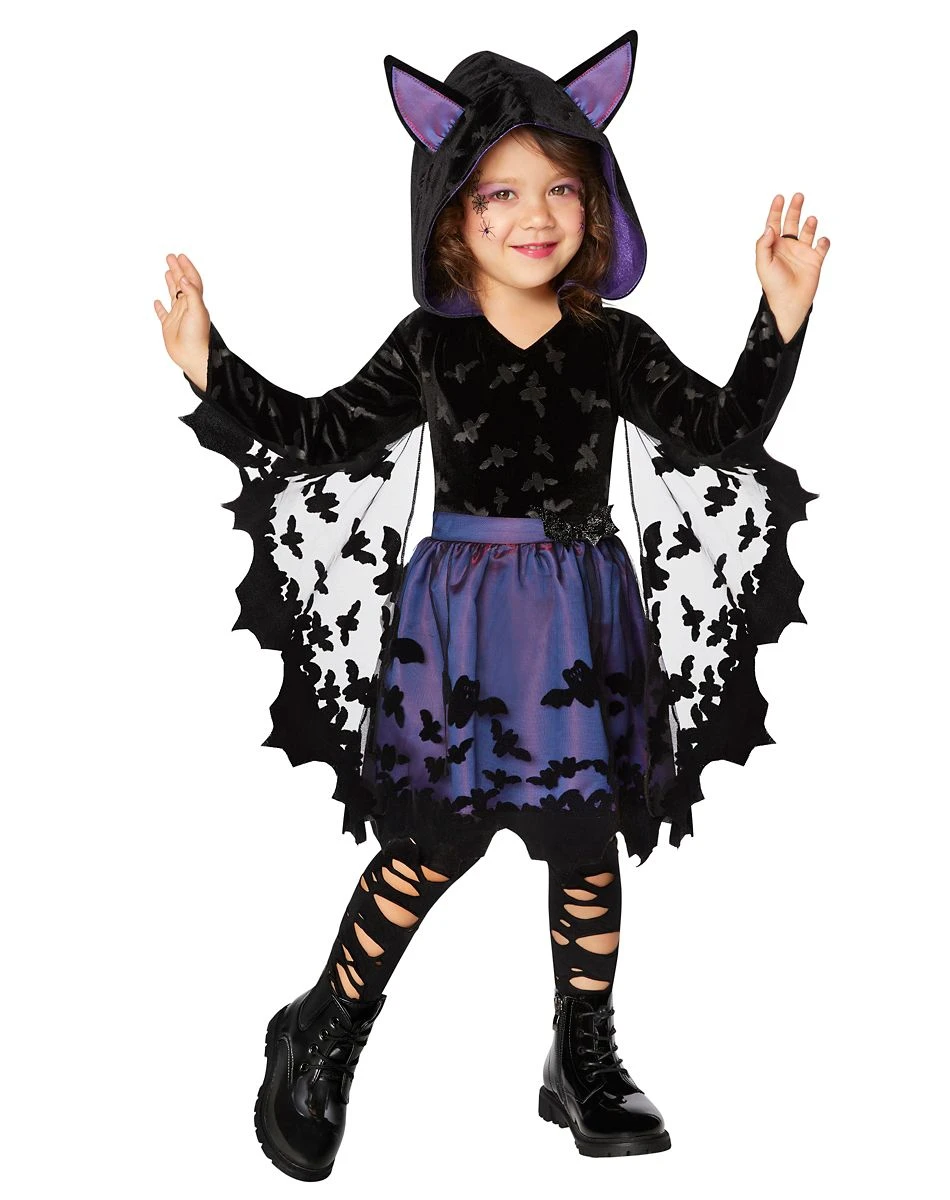 Spirit Halloween Toddler Bat Dress Costume 3 Spirit Halloween Toddler Bat Dress Costume