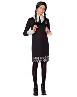 Spirit Halloween Kids Wednesday Addams Costume - The Addams Family 2